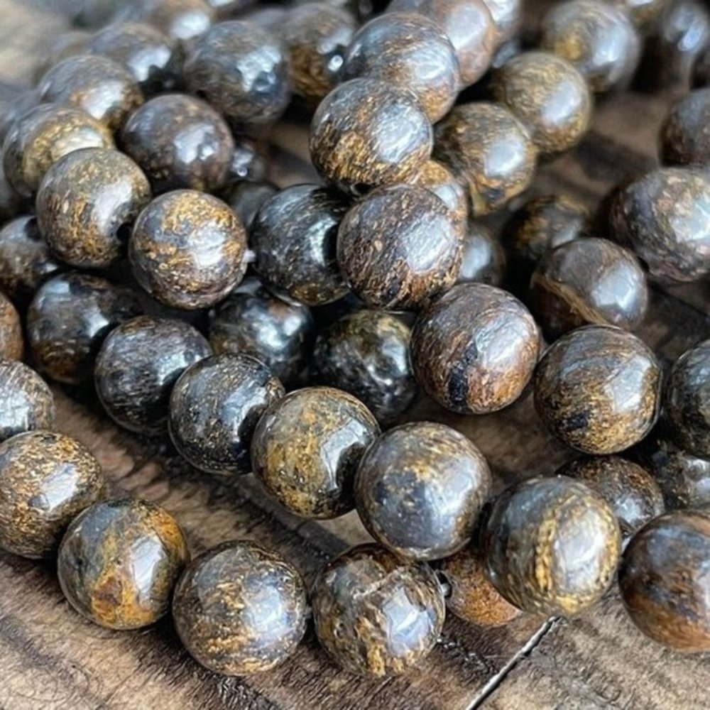 8mm Bronzite Bead Strand